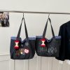 Denim Commuter Shoulder Bag Versatile Casual Tote
