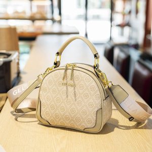 Stylish Printed Round Handbag 9360