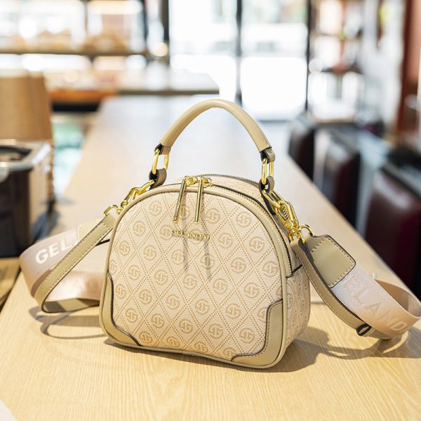 Stylish Printed Round Handbag 9360