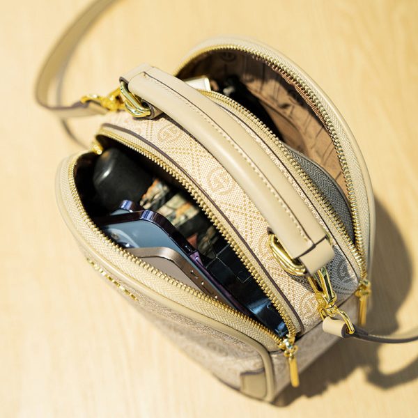 Stylish Printed Round Handbag 9360