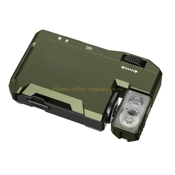 K43B Super Slimly 400 Lumen RechargeableEDC Flashlight 2Light Sources Flashlight
