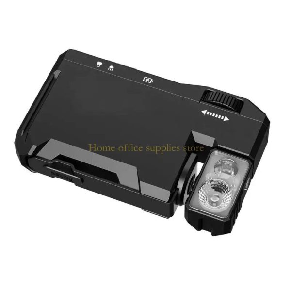 K43B Super Slimly 400 Lumen RechargeableEDC Flashlight 2Light Sources Flashlight
