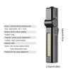 Multi-functional portable work light Rotating work light lighting magnetic repair light USB charging repair light super bright