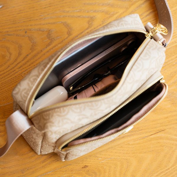 Minimalist Printed Square Crossbody Bag 8010