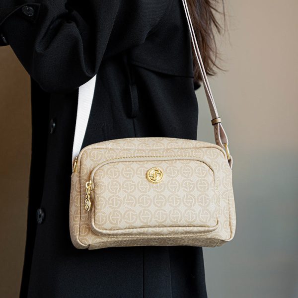 Minimalist Printed Square Crossbody Bag 8010
